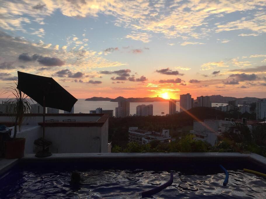 Hermosa Villa Puesta Al Sol Acapulco Esterno foto