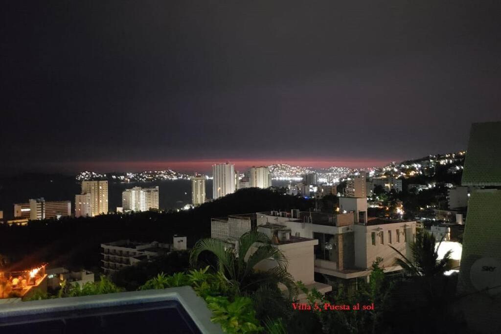 Hermosa Villa Puesta Al Sol Acapulco Esterno foto